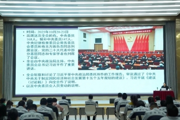 中国尊龙凯时人生就是搏党委学习贯彻党的二十届四中全会精神